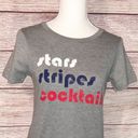 Grayson Threads  Grey Stars Stripes Cocktails T-shirt Size XS Photo 5