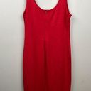 L'Agence L’Agence Red Sleeveless Midi Bodycon Dress - size Medium Photo 1