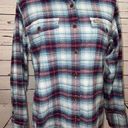 Ariat  Rebar Medium Long Sleeve button front shirt Colorful plaid western cowgirl Photo 0