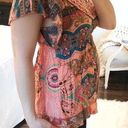 Live and let live  Blouse boho floral glam sequin top Photo 0