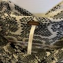 Free People  Dani button up blouse snake and floral print preloved Photo 5