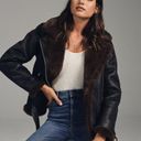 Abercrombie & Fitch Fur Moto Jacket Photo 1