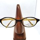 Oscar de la Renta NWOT  Valencia Brown & Yellow Prescription Glasses Frames Photo 0