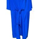 City Chic  Knot Front Fit & Flare Dress In Electric Blue Size XL / Plus Size 22 Photo 5