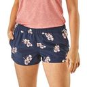 Patagonia  XS Barely Baggies Shorts Swim Blue Floral Pockets DWR Beach Surf Sport Photo 0