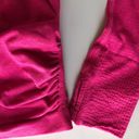 Athleta  fastest track long sleeve tee neon pink Sz XS Photo 4