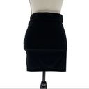 Divided H&M  Black Stretch High Low Mini Skirt Sz S Photo 3