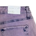 Jessica Simpson  Women's Shorts Sz 27 Purple Wash Jean Denim Cut Off New Photo 3