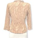 love on a hanger Short Dressy Lace Blazer 3/4 Sleeve Size M  Pink Mother of Bride Photo 1