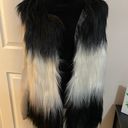 Ombre faux Fur Jacket Black Size M Photo 0