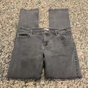 J.Jill  Charcoal Gray/Faded Black Slim Leg Stretch Jeans Size 6 GUC #7930 Photo 3