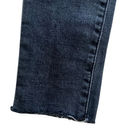 frame denim Frame Le Skinny De Jeanne Crop Distressed Raw Hem Denim Jeans 26 Charcoal Wash Photo 1