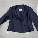 Saint Laurent Yves  Vintage Navy Blazer Jacket Photo 12