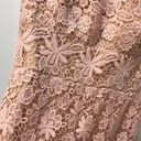 Bisou Bisou  Blush Pink Lace dress sz 8 Photo 7