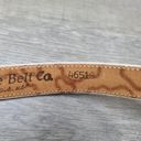 Krass&co Brazos Joe Belt . White & Black Cow Print Leather Belt Size 36 Photo 6