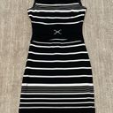 White House | Black Market  black/white stripes sleeveless knit dress size 4 Photo 2