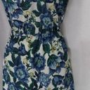 The Loft * "" GREEN & BLUE FLORAL CASUAL CAREER SUMMER DRESS SIZE: 8 NWT Photo 6