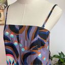 Tracy Reese  Abstract Print Silk Knee Length Bubble Dress size 2 XS Photo 6