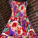 Abel the label  ATL Maxi Dress New Size Small Floral Retro Smocked Boho Chic Photo 7