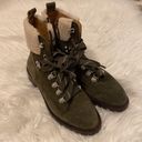 Rebecca Minkoff  Jaylin Shearling Cuff Suede Hiking Boots Photo 2