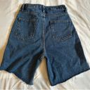 The Kript Stella Fitted Bermuda Jean Shorts Photo 2