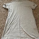 Lush Clothing Gray Scoop Neck Ruffle Dress Photo 1