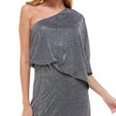 TCEC | NWOT | Metallic Glitter One Shoulder Dress | L | Black | CD01940 Photo 1