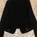 Nine West NWT  Opening Night Black Suit Separates Jacket Size 6 Sheer Sleeves Photo 3