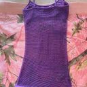 Poof y2k vintage 2000s purple fishnet mesh tube mini dress  Photo 2