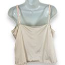 Vanity Fair Vintage  Camisole Slip Top Pale Pink Lace Adjustable Straps Size 42 Photo 1