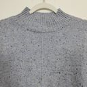 a.n.a . A New Approach Womens Medium Pullover Long Sleeve Blue Tweed Sweater Photo 5