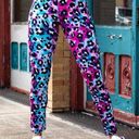 Lucky and Blessed  Leopard Multi-Color leggings size Small workout activewear pants Photo 0