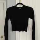 Aritzia TNA Black Ribbed Long sleeve Photo 0