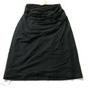 MM.LaFleur NWT  Soho Pencil in Black Ruched Stretch Jersey Pull-on Skirt S $140 Photo 2