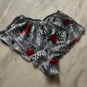 Frederick's of Hollywood Fredrick’s of Hollywood Pjs Set Size M Floral Lace Tie Front Tank & Shorts Photo 8