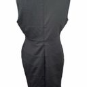 Tommy Hilfiger  Scuba Crepe Sheath Dress, Black, 12 Photo 2