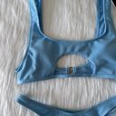 NWT Baby Blue Cutout Bikini Set Size M Photo 3