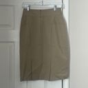 Theory  Taliyah Pencil Skirt Khaki color Size 2 Excellent condition Classic Work Photo 1