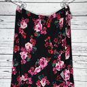 Lane Bryant  NWT Size 18/20 Black - Floral Print High-Low Hemline Pull On Skirt Photo 1