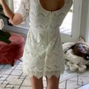 Gap Lace Overlay Off White Dress Photo 0