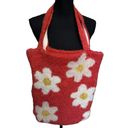 Free People  Flower Power Scarf & Tote Bag Carry On Set Wool Blend  *Retired* Photo 3