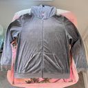 Juicy Couture y2k true vintage  velour grey zip up track jacket hoodie Photo 0