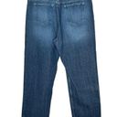 Liz Claiborne  Women's Jeans Straight Leg Fit Stretch Denim Mid-Rise Size 14R Photo 9