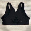 Athleta  Sculptek Stealth Black Sports Bra Yoga Gym Athletic Stretch Size S Photo 2