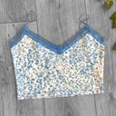 Blue Cheetah y2k Lace Cami Size M Photo 1