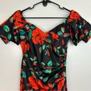 ASOS  Rose Floral Off the Shoulder Bardot Midi Dress Size 8 Tall Photo 4