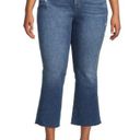 Terra & Sky  Women's Plus Size High Rise Cropped Bootcut Jeans Size 18W Photo 0