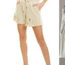 N: Philanthropy Coco Shorts Distressed Vintage Bone Beige Womens Size XS - NWT Photo 1