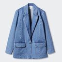 Mango Denim Blazer Photo 1