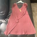 American Eagle Mauve Lace Dress Photo 0